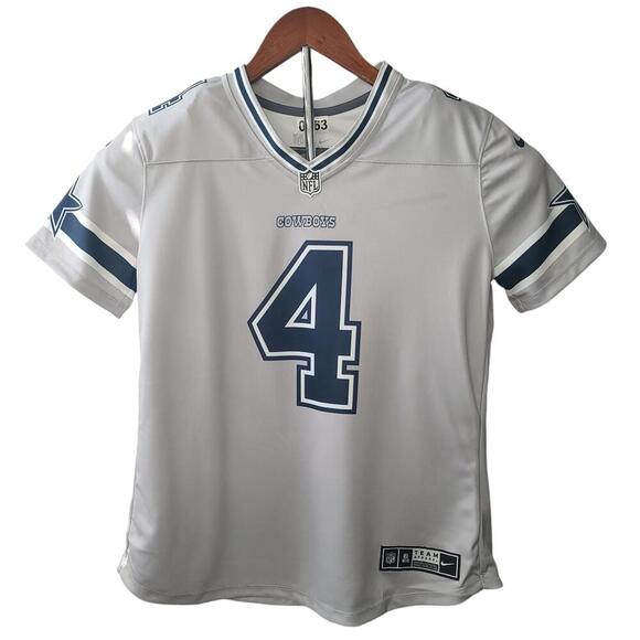 Nike Dallas Cowboys Dak Prescott Women's Jersey - Size M - Gray - Picture 2 of 6